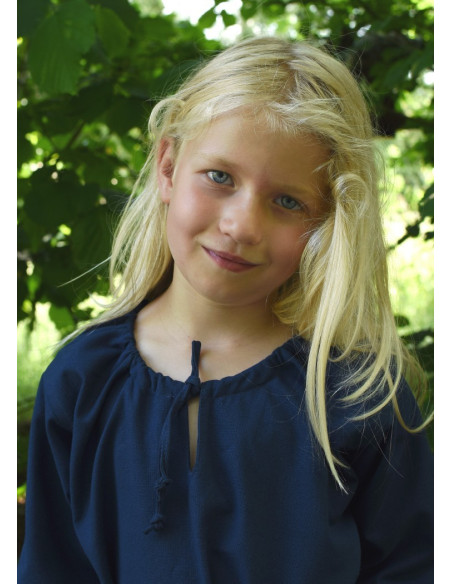 Ana blue Viking dress, girl