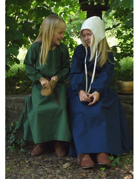 Ana blue Viking dress, girl