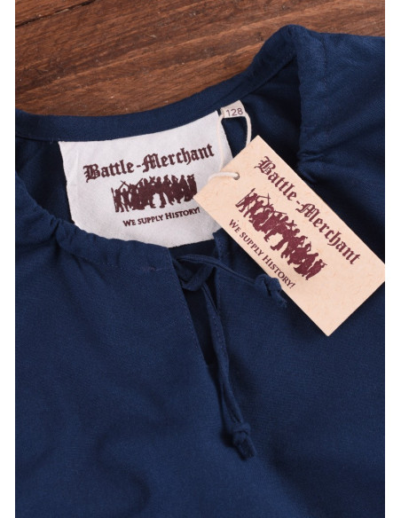 Ana blue Viking dress, girl