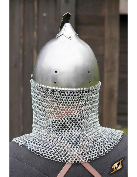 Persian helmet with chain mail