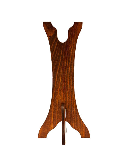 Wooden desktop support for rifles