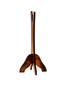 Wooden desktop support for rifles 2