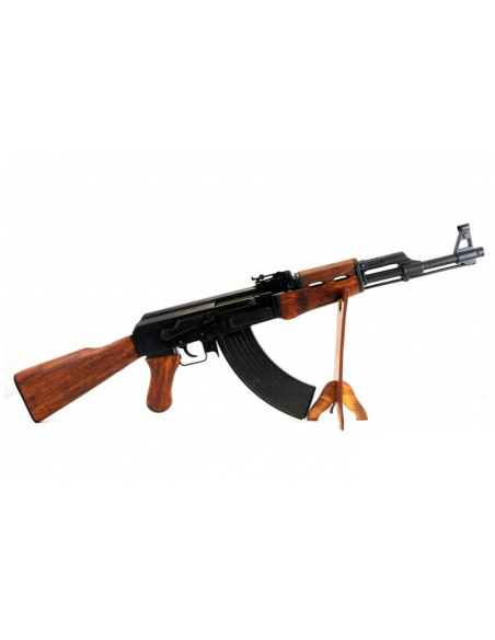 Wooden desktop support for rifles