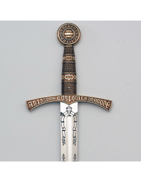 Medieval French Knight Sword, brass