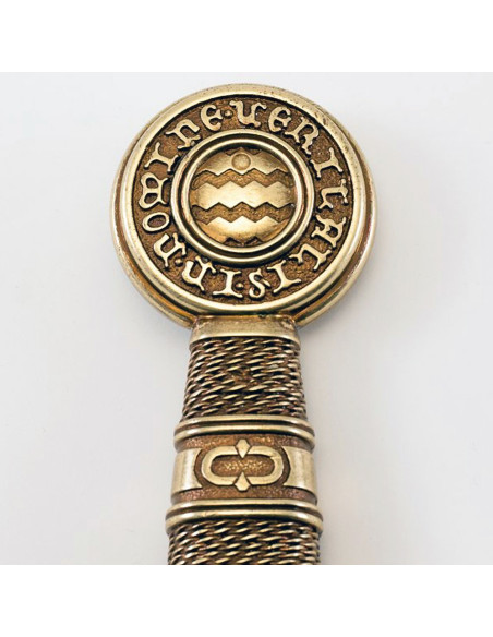 Medieval French Knight Sword, brass