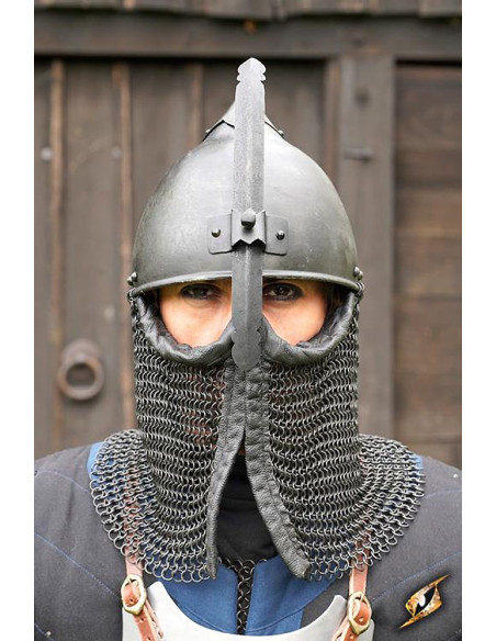 Persian helmet with chain mail, Epic...