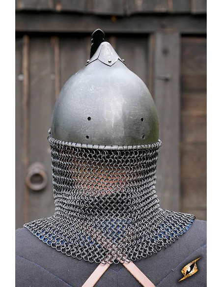Persian helmet with chain mail, Epic...