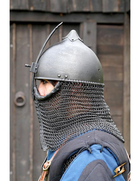 Persian helmet with chain mail, Epic...