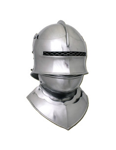 Gothic Sallet helmet with gorget