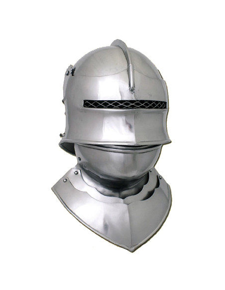 Gothic Sallet helmet with gorget