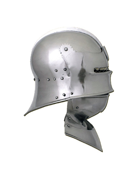 Gothic Sallet helmet with gorget