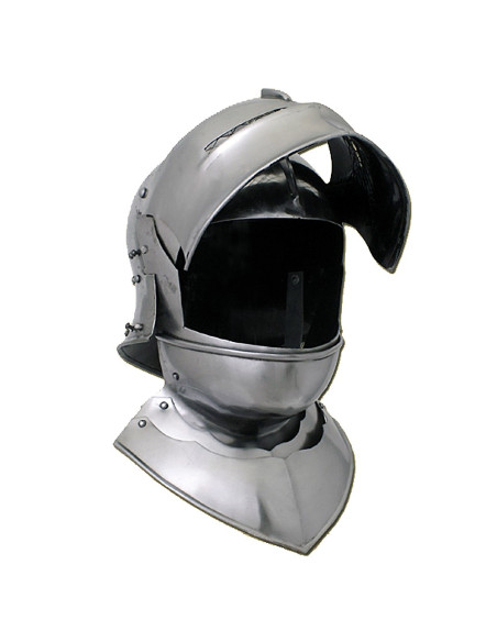 Gothic Sallet helmet with gorget