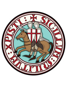 Round Towel Knights Templar Cotton (various sizes)