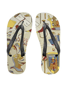 Medieval summer flip flops