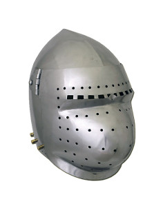 Battle-Ready basinette with visor, 2 mm steel.