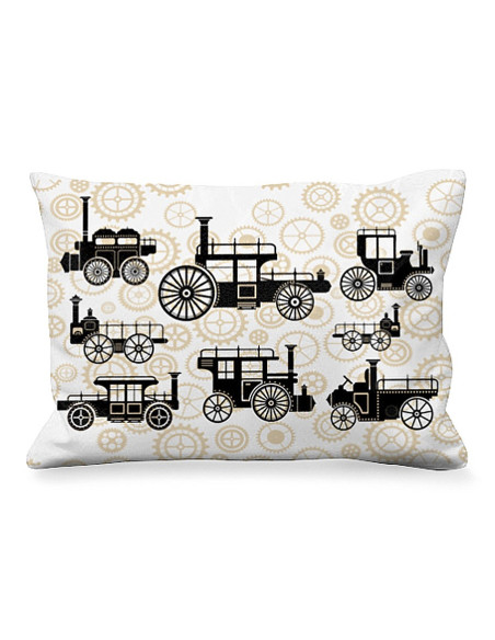 Steam Punk Style Rectangular Cushion