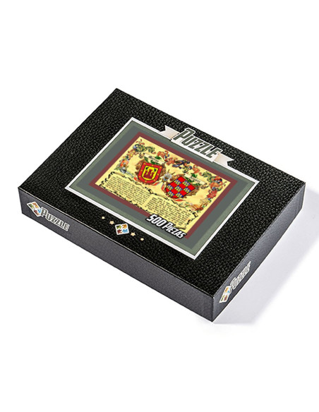 Puzzle Heraldic Shields 2 Surnames