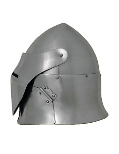 Sugarloaf helmet with visor, steel 1.6 mm. 2