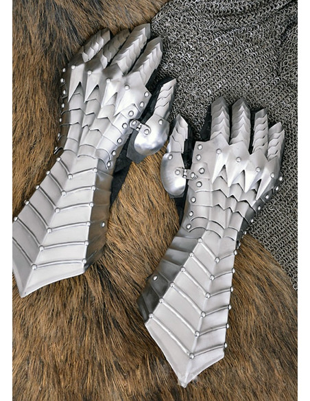 Articulated medieval gauntlets, 1.3...