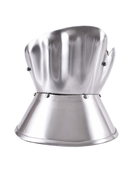 Polished steel hand protectors Polished steel hand protectors