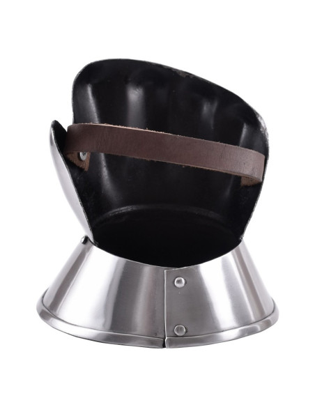 Polished steel hand protectors Polished steel hand protectors