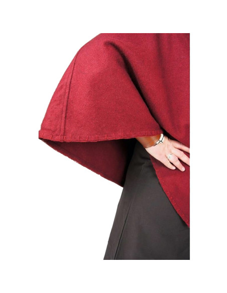 Viking Gugel Egill, red wool Viking Gugel Egill, red wool