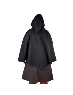 Gugel Viking Egill, black wool 2
