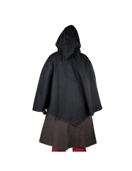 Gugel Viking Egill, black wool
