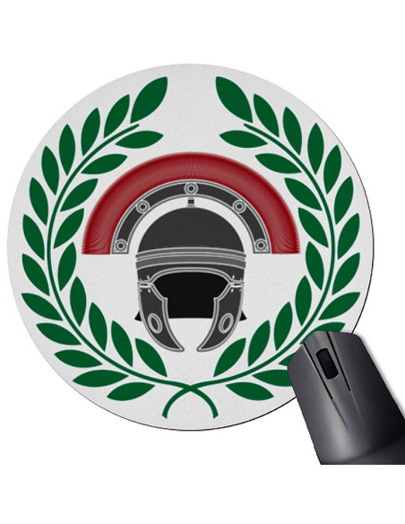 Roman Centurion Round Mouse Pad
