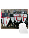 Templar Fight Rectangular Mouse Pad (23.5x19.5 cm)