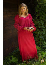 Lucrezia inner tunic, dark red