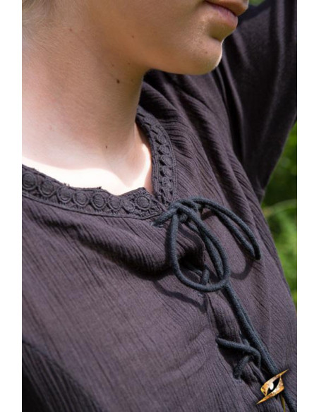 Isabel inner tunic, black