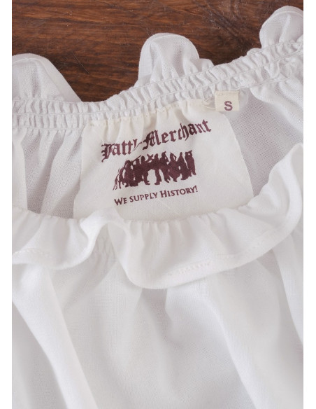 White long-sleeved medieval blouse,... White long-sleeved medieval blouse,...