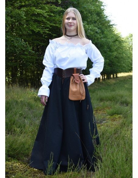 White long-sleeved medieval blouse,... White long-sleeved medieval blouse,...