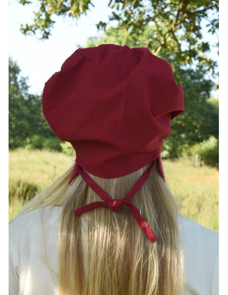 Medieval Woman's Coif with folds,...