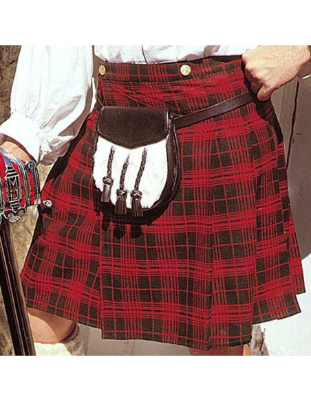 Scottish kilt in acrylic wool