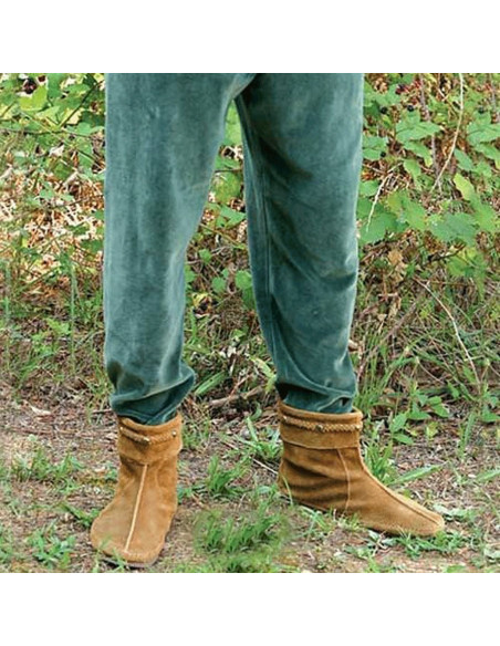 Medieval elastic velvet trousers