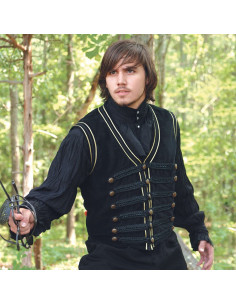 Pirate vest in velvet 2