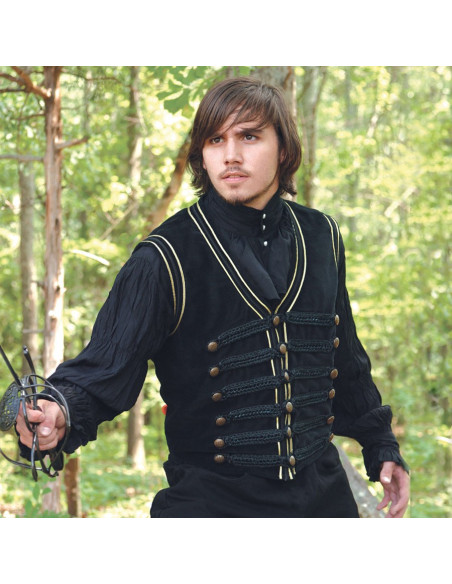 Pirate vest in velvet