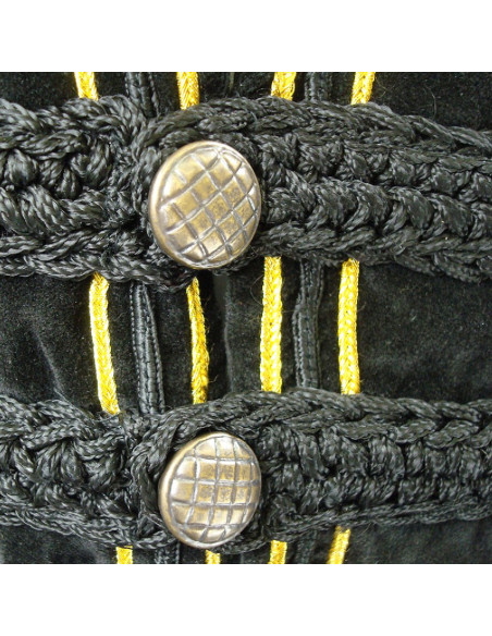 Pirate vest in velvet