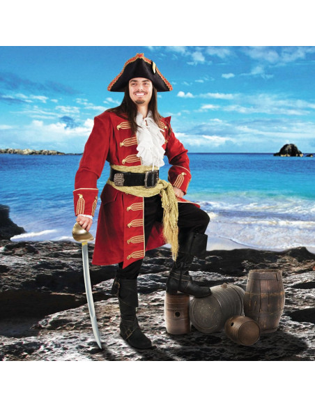 Captain Morgan's coat in velvet