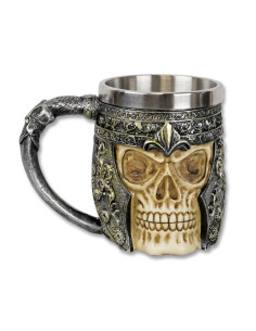 jug decoration skull