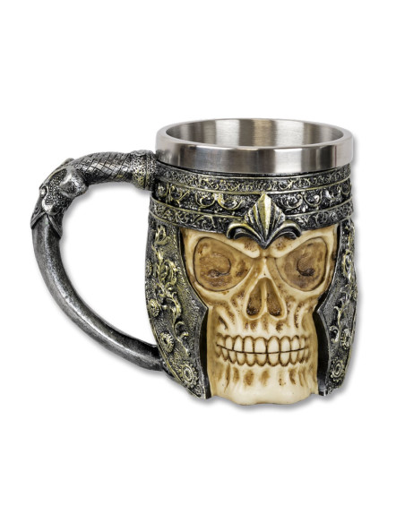 jug decoration skull