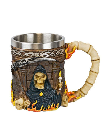 Jug decoration Death