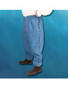 Feudal trousers with laces, hand-sewn