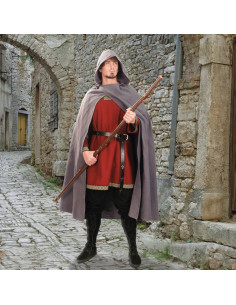 medieval cape with hood