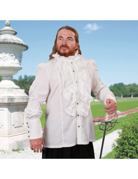 Renaissance shirt with ruffles
