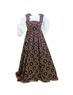 Medieval dress Fleur de Lys 2