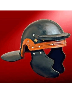 Roman Soldier Leather Helmet