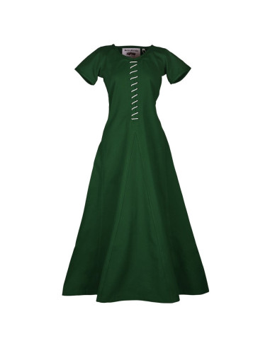Dress medieval Ava with short sleeve